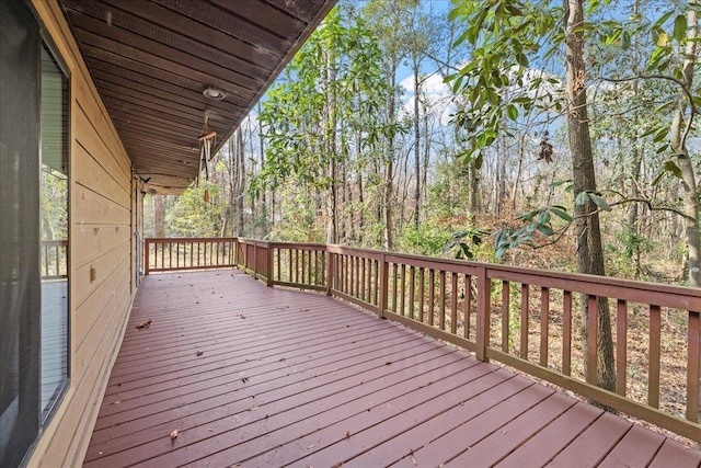 view of deck