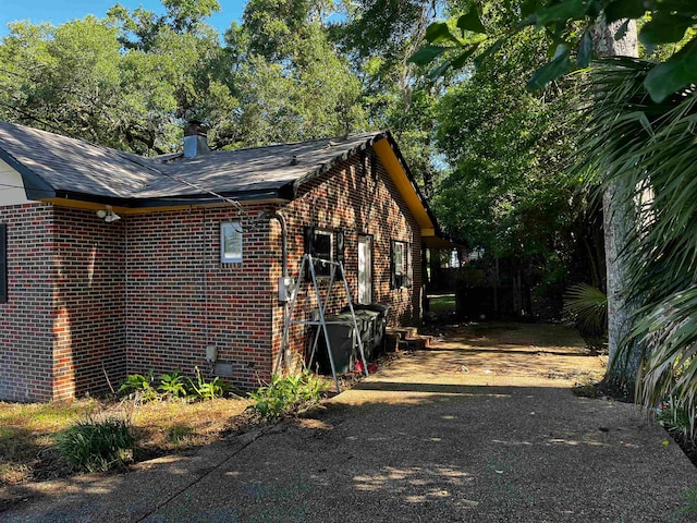 view of side of property