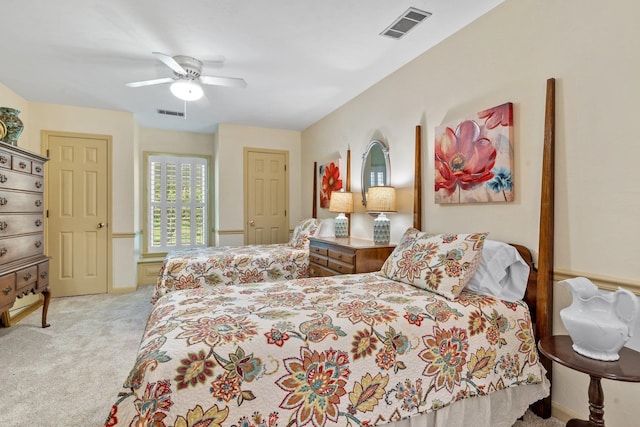 1244 Salem Rd, Havana, FL 32333 - carpeted bedroom with ceiling fan