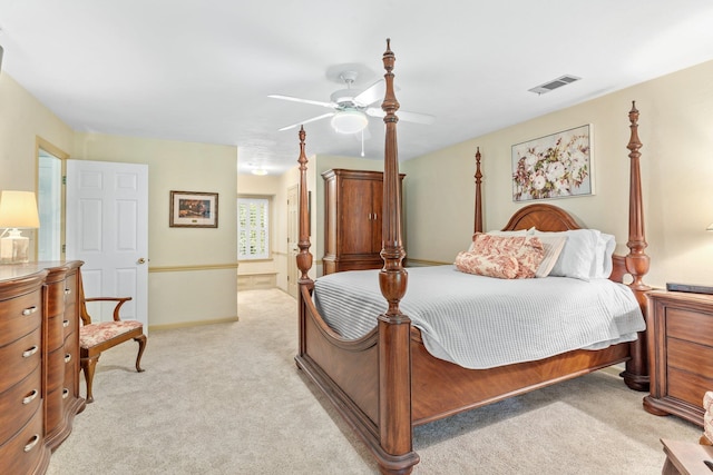 1244 Salem Rd, Havana, FL 32333 - carpeted bedroom with ceiling fan