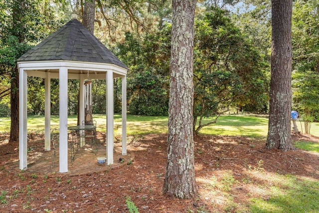 1244 Salem Rd, Havana, FL 32333 - view of yard with a gazebo