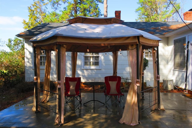 915 Hillcrest Ave, Quincy, FL 32351 - view of patio / terrace with a gazebo