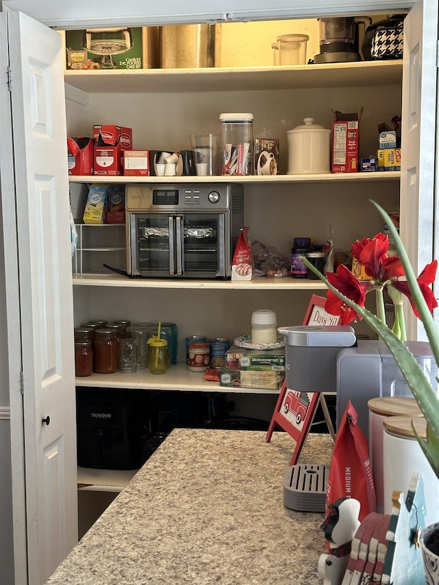 view of pantry