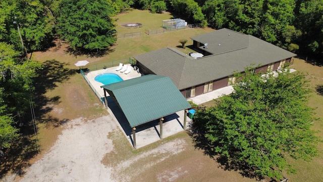 aerial view
