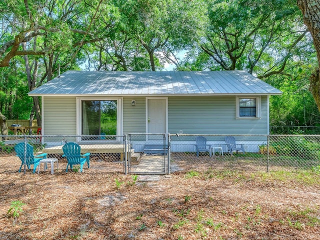 view of back of property