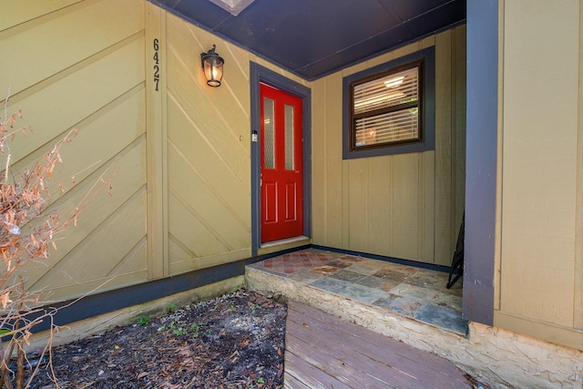 6427 Count Turf Trl, Tallahassee, FL 32309 - view of exterior entry with a porch