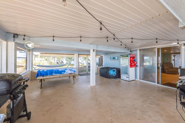 view of patio / terrace featuring a grill