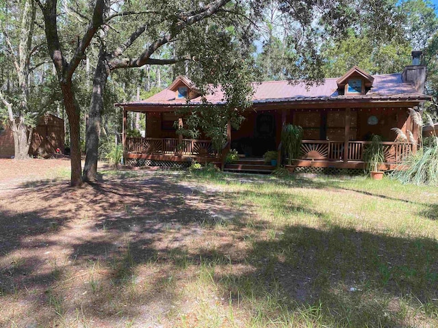 view of front of property