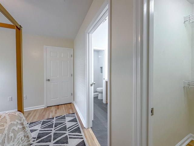 804 Medical Commons Ct, Tallahassee, FL 32310 - corridor featuring baseboards and light wood-type flooring