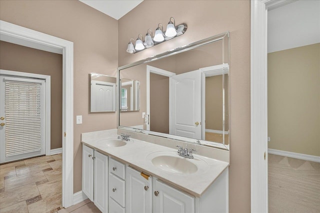 5127 Wild Rose Way, Tallahassee, FL 32312 - full bath featuring double vanity and baseboards
