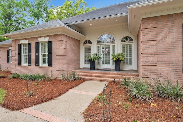 8555 Congressional Dr, Tallahassee, FL 32312 - entrance to property with brick siding and a shingled roof