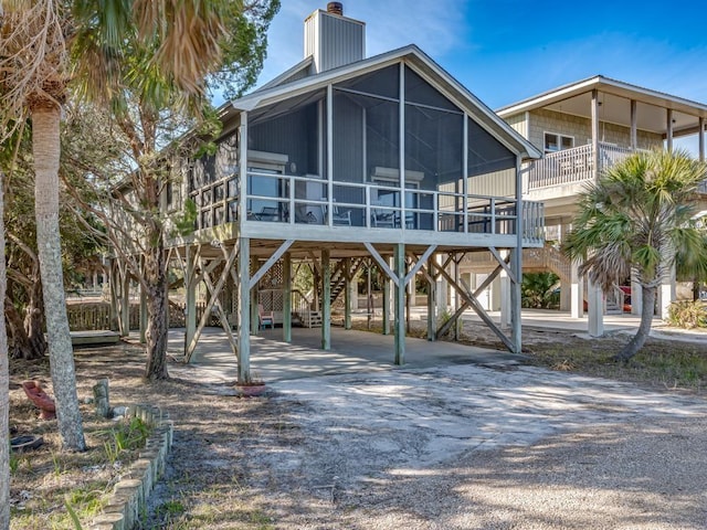 view of rear view of house