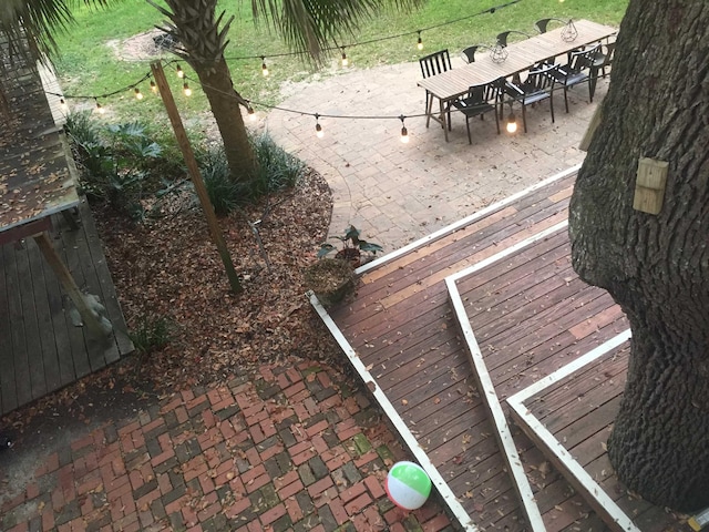 3206 Old Bainbridge Rd, Tallahassee, FL 32303 - view of patio / terrace with outdoor dining area