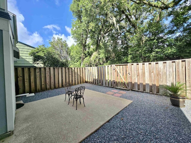 2840 Blair Stone Ct, Tallahassee, FL 32301 - fenced backyard with a patio