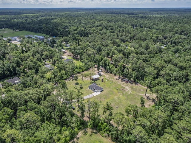 103 Pan Cera Dr, Crawfordville, FL 32327 - aerial view of property and surrounding area with a forest