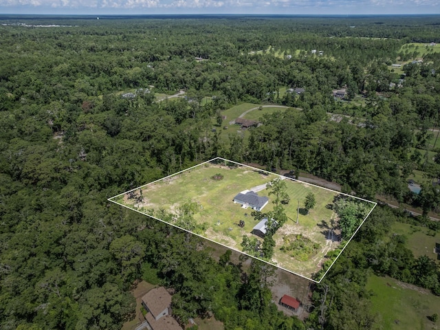 103 Pan Cera Dr, Crawfordville, FL 32327 - view of property location featuring a forest and property boundaries highlighted
