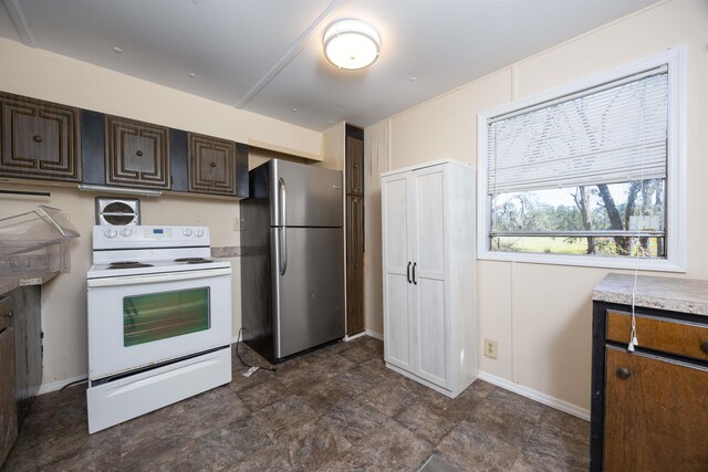 full bathroom with shower / bath combination with curtain, toilet, and vanity