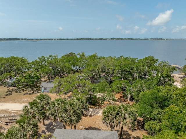 627 Mariner Cir, Alligator Point, FL 32346 - aerial view of a large body of water