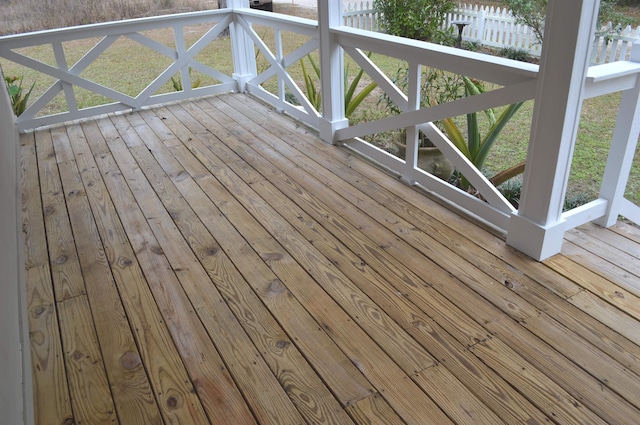 view of deck