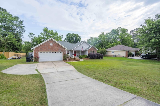 3204 Gallant Fox Trl, Tallahassee, FL 32309 - single story home featuring brick siding, driveway, and an attached garage