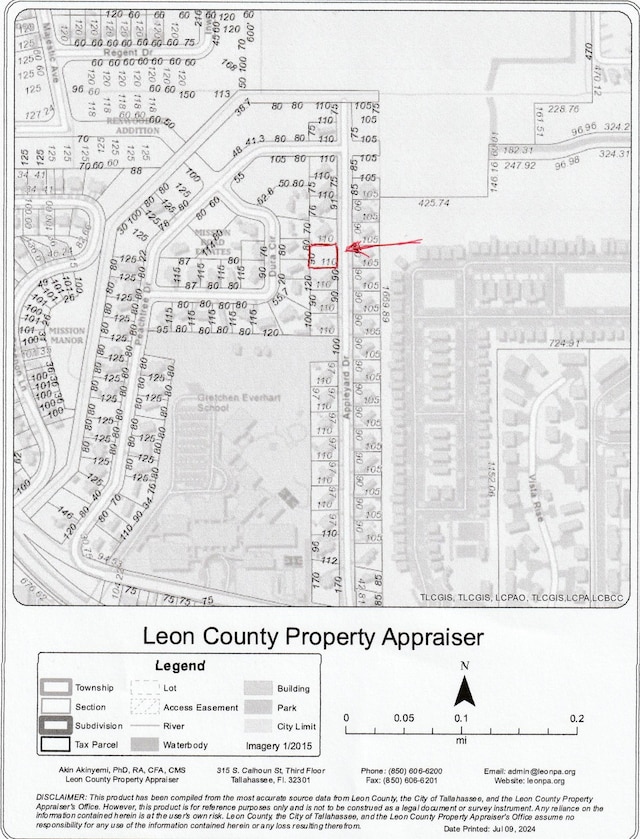 1314 Appleyard Dr, Tallahassee FL, 32304 land for sale