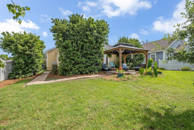 3260 Coneflower Dr, Tallahassee, FL 32311 - view of yard with a gazebo