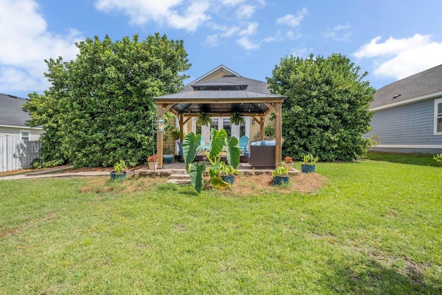 3260 Coneflower Dr, Tallahassee, FL 32311 - view of yard featuring a gazebo