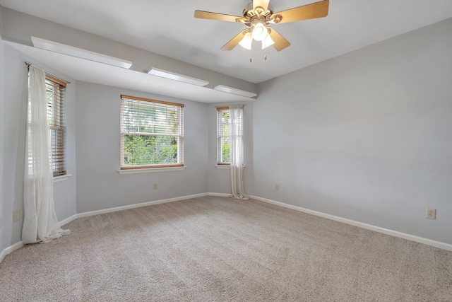 6557 Alan A Dale Trl, Leon, FL 32309 - carpeted empty room featuring baseboards and a ceiling fan