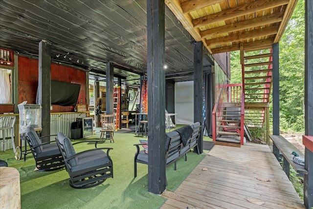 436 Tharpe Cir, Quincy, FL 32351 - deck with stairs