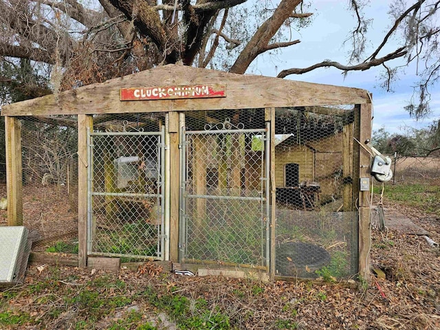 view of outbuilding