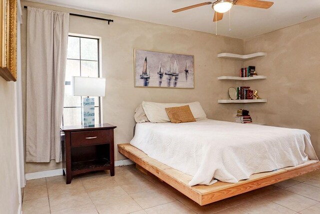 1839 Meriadoc Rd, Tallahassee, FL 32303 - bedroom featuring tile patterned floors and a ceiling fan