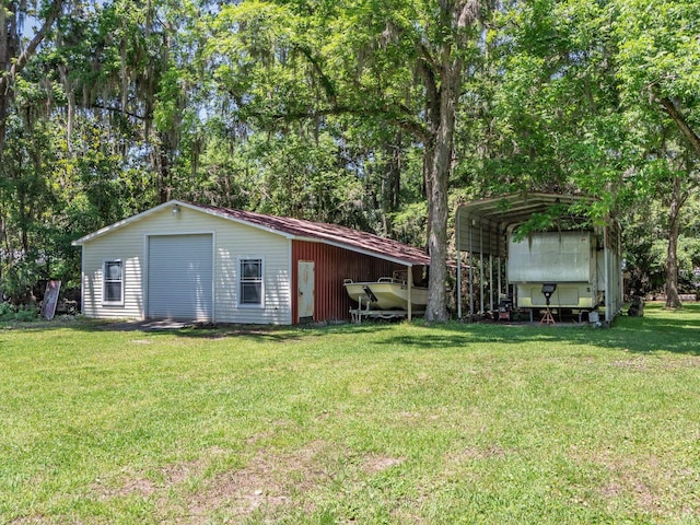 734 Port Leon Dr, Saint Marks, FL 32355 - exterior space with a detached carport
