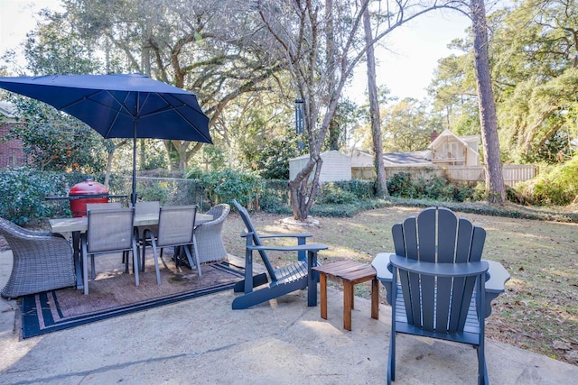 view of patio