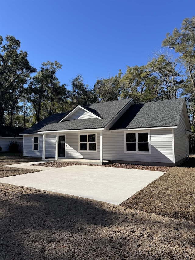 view of ranch-style home