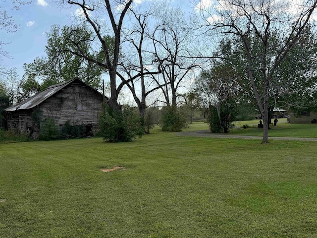 view of yard
