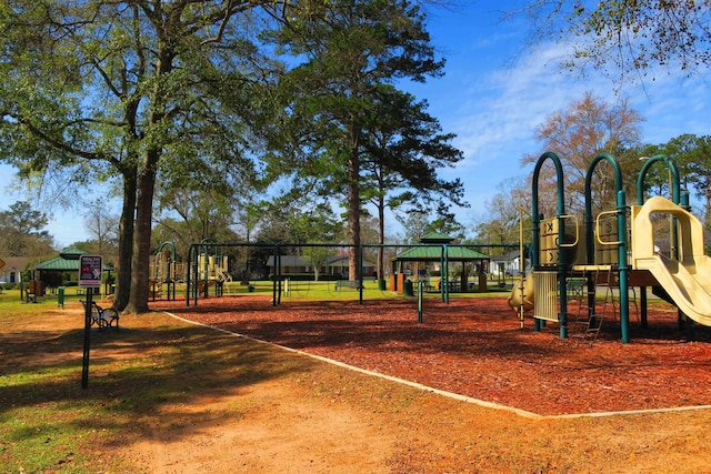 view of play area