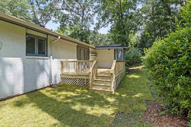 2521 Harriman Cir, Tallahassee, FL 32308 - view of green lawn with a deck