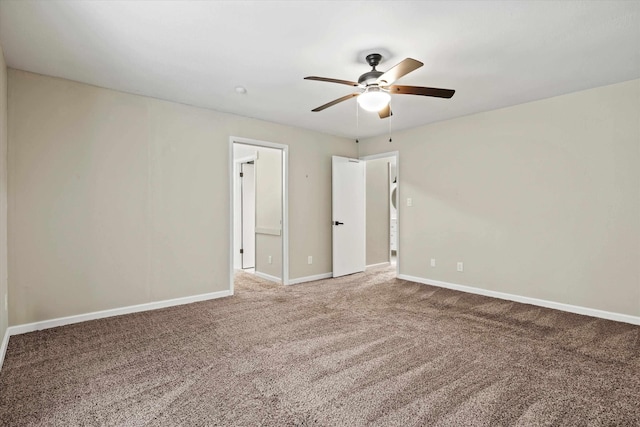 2521 Harriman Cir, Tallahassee, FL 32308 - spare room with a ceiling fan and carpet floors