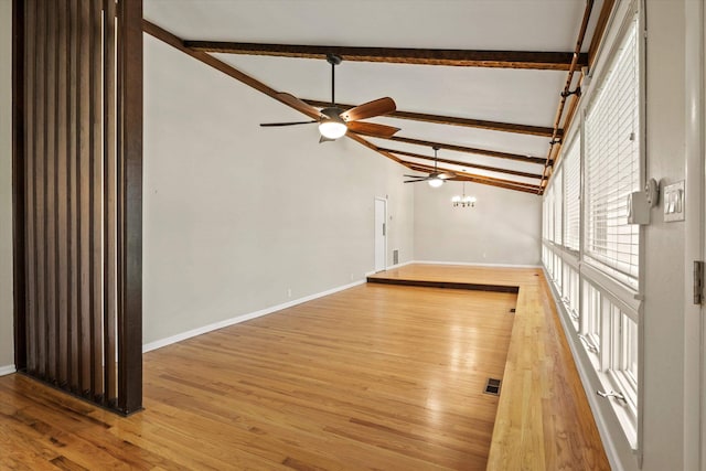 2521 Harriman Cir, Tallahassee, FL 32308 - unfurnished living room with a ceiling fan and light wood-style floors
