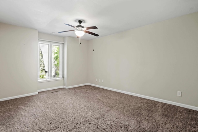 2521 Harriman Cir, Tallahassee, FL 32308 - carpeted spare room with a ceiling fan and baseboards