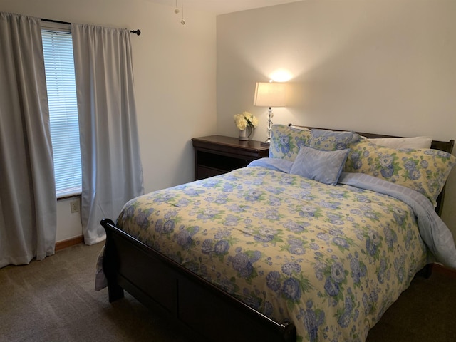 bedroom with carpet flooring