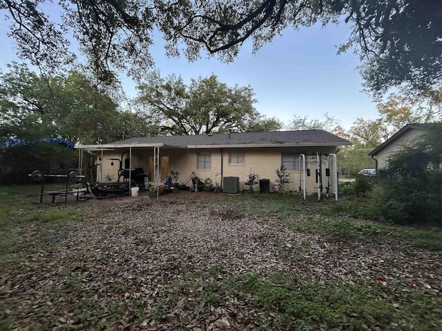 1518 Mabry St, Tallahassee, FL 32310 - rear view of house with central AC