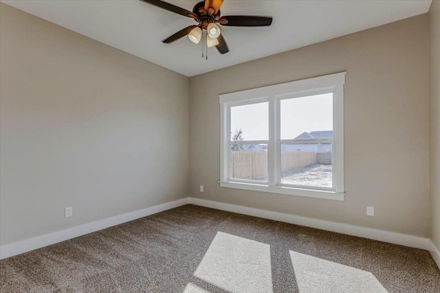 60 Sierra Ln, Crawfordville, FL 32327 - carpeted spare room with ceiling fan and baseboards