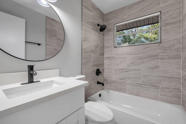 2204 Berkshire Dr, Tallahassee, FL 32304 - bathroom with shower / bathtub combination, toilet, and vanity