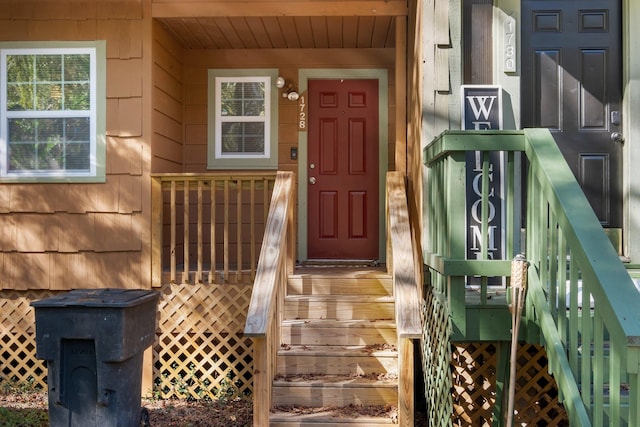 view of property entrance