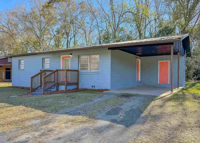 110 S Hinson Cir, Havana, FL 32333 - ranch-style home featuring metal roof