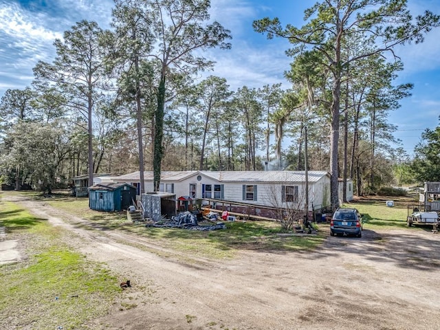 view of manufactured / mobile home