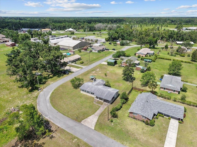 203 Forest Cir, Perry, FL 32347 - aerial view of residential area featuring a forest