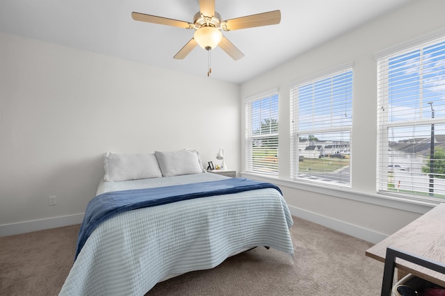 2848 Crestline Rd, Tallahassee, FL 32308 - bedroom with carpet floors and ceiling fan