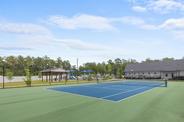 2848 Crestline Rd, Tallahassee, FL 32308 - view of tennis court with community basketball court